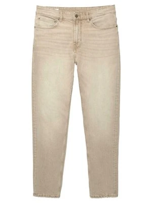 Jeansy Slim Fit PULL&BEAR brązowy
