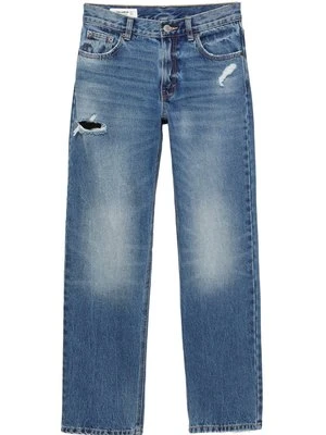 Jeansy Slim Fit PULL&BEAR niebieski denim