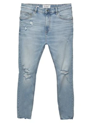 Jeansy Slim Fit PULL&BEAR jasnoniebieski denim