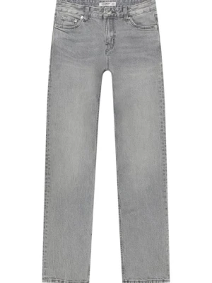 Jeansy Slim Fit PULL&BEAR szary