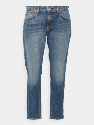 Jeansy Slim Fit rag & bone niebieski denim