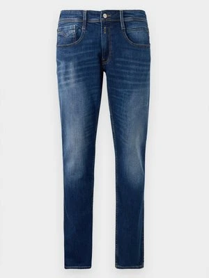 Jeansy Slim Fit Replay ciemnoniebieski