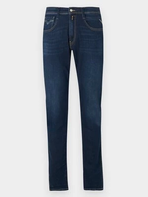 Jeansy Slim Fit Replay ciemnoniebieski