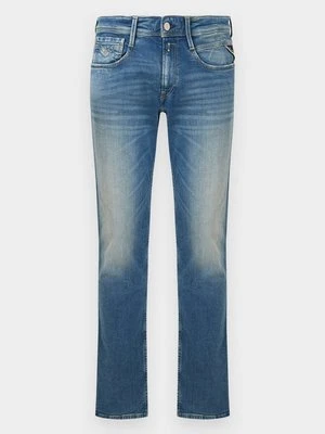 Jeansy Slim Fit Replay niebieski denim