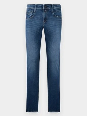 Jeansy Slim Fit Replay ciemnoniebieski