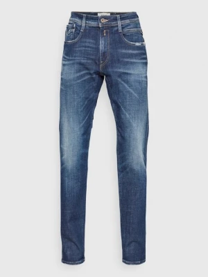 Jeansy Slim Fit Replay ciemnoniebieski
