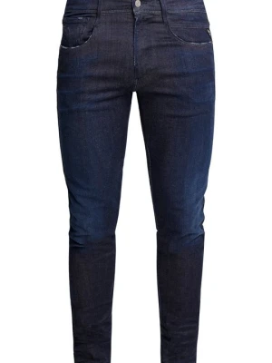 Jeansy Slim Fit Replay ciemnoniebieski