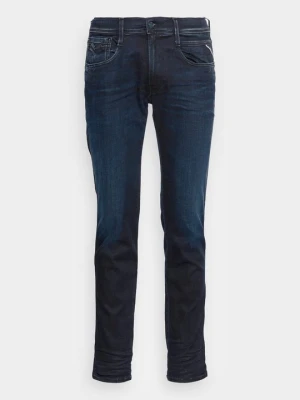 Jeansy Slim Fit Replay ciemnoniebieski