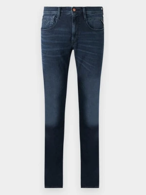 Jeansy Slim Fit Replay ciemnoniebieski