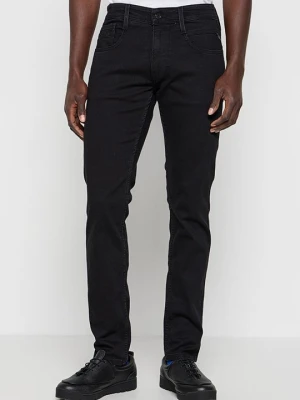 Jeansy Slim Fit Replay czarny