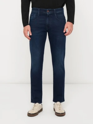 Jeansy Slim Fit Replay granatowy