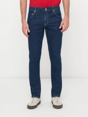 Jeansy Slim Fit Replay granatowy