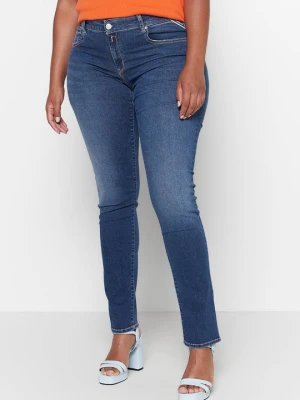 Jeansy Slim Fit Replay granatowy