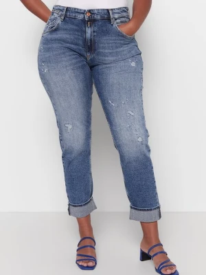 Jeansy Slim Fit Replay niebieski