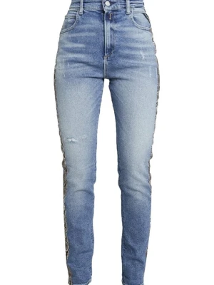 Jeansy Slim Fit Replay niebieski denim