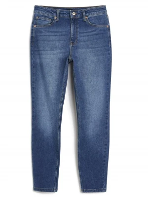 Jeansy Slim Fit River Island niebieski denim