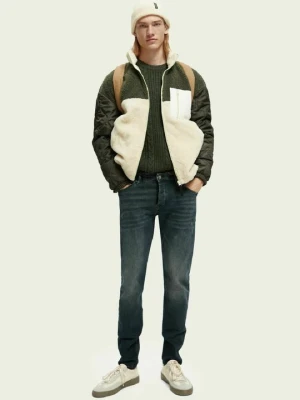 Jeansy Slim Fit Scotch & Soda niebieski