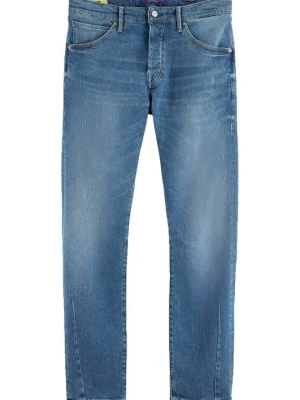 Jeansy Slim Fit Scotch & Soda niebieski
