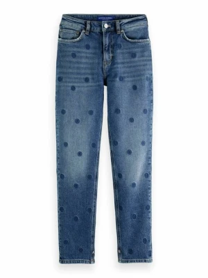 Jeansy Slim Fit Scotch & Soda niebieski