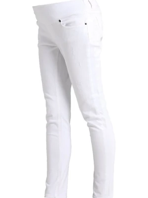 Jeansy Slim Fit Seraphine biały