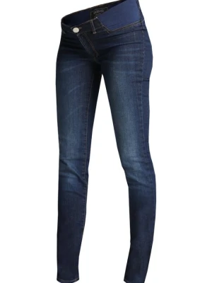 Jeansy Slim Fit Slacks & Co. granatowy