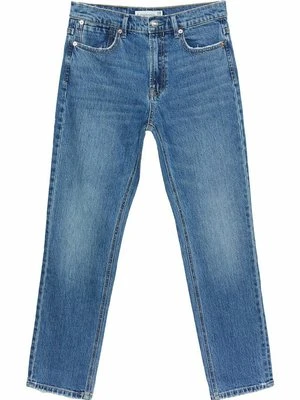 Jeansy Slim Fit Stradivarius ciemnoniebieski
