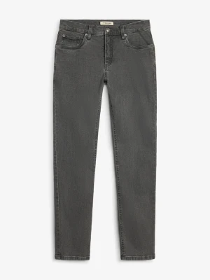 Jeansy slim fit, straight BonPrix szary