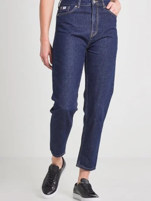 Jeansy Slim Fit Superdry granatowy