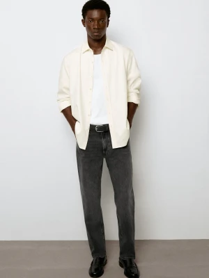 Jeansy Slim Fit - Szary - Massimo Dutti - Male