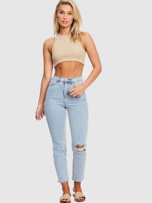 Jeansy Slim Fit THE FATED niebieski