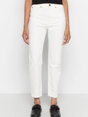 Jeansy Slim Fit TWINSET mleczny