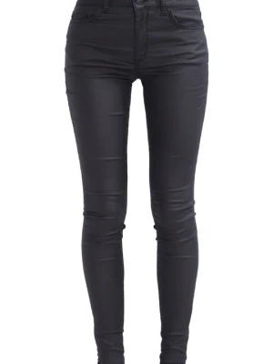 Jeansy Slim Fit Un Jean woskowany denim