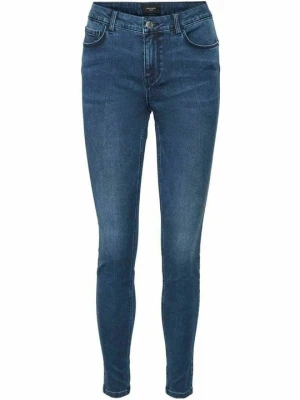 Jeansy Slim Fit Vero Moda ciemnoniebieski