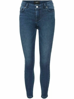 Jeansy Slim Fit Vero Moda ciemnoniebieski