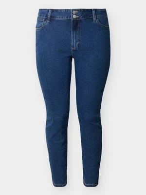 Jeansy Skinny Fit Vero Moda ciemnoniebieski