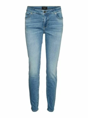 Jeansy Slim Fit Vero Moda jasnoniebieski denim