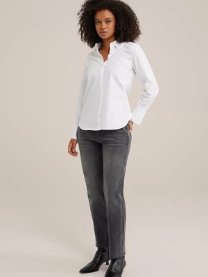 Jeansy Slim Fit WE Fashion ciemnoszary