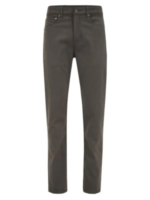 Jeansy Slim Fit WE Fashion ciemnozielony melanż