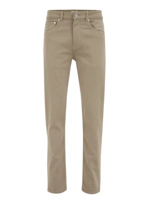 Jeansy Slim Fit WE Fashion jasny brąz