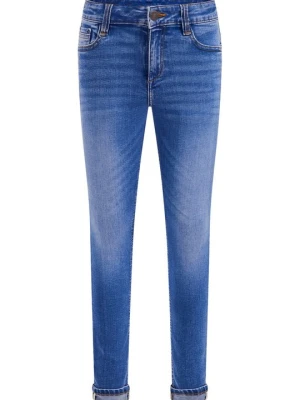 Jeansy Slim Fit WE Fashion niebieski