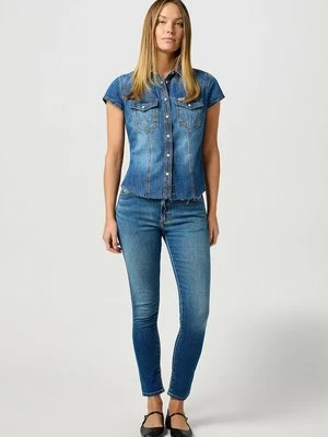Jeansy Slim Fit Wrangler niebieski