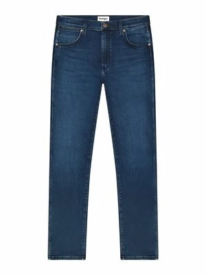 Jeansy Straight Leg Wrangler niebieski