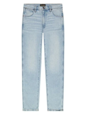 Jeansy ze zwężanymi nogawkami Wrangler jasnoniebieski denim