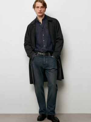 Jeansy O Prosty Krój - Indygo - Massimo Dutti - Male