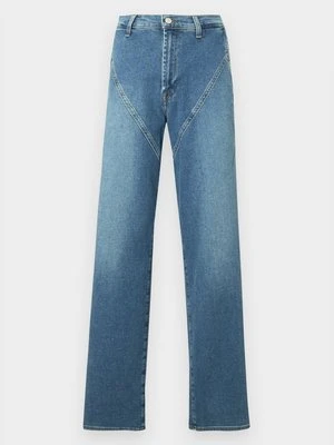 Jeansy Straight Leg 7 For All Mankind granatowy
