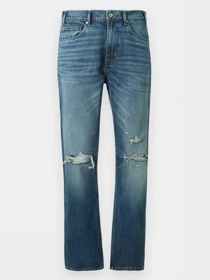 Jeansy Straight Leg 7 For All Mankind niebieski denim