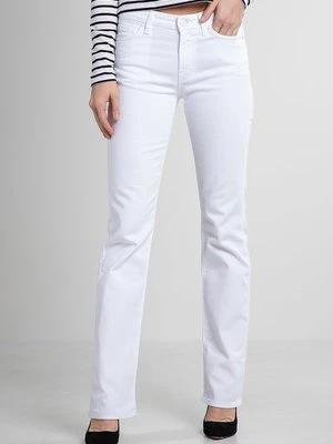 Jeansy Straight Leg 7 For All Mankind biały