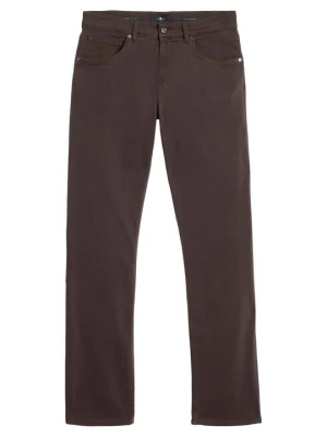 Jeansy Straight Leg 7 For All Mankind brązowy