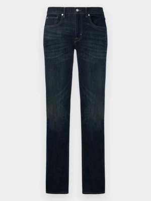 Jeansy Straight Leg 7 For All Mankind granatowy