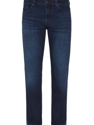 Jeansy Straight Leg 7 For All Mankind granatowy